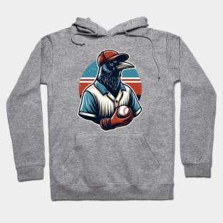 crows play baseball Hoodie